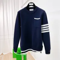 Cheap Thom Browne TB Sweaters Long Sleeved For Men #1412856 Replica Wholesale [$85.00 USD] [ITEM#1412856] on Replica Thom Browne TB Sweaters