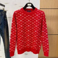 Cheap Louis Vuitton LV Sweaters Long Sleeved For Men #1412867 Replica Wholesale [$88.00 USD] [ITEM#1412867] on Replica Louis Vuitton LV Sweaters