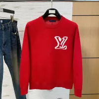 Cheap Louis Vuitton LV Sweaters Long Sleeved For Men #1412870 Replica Wholesale [$88.00 USD] [ITEM#1412870] on Replica Louis Vuitton LV Sweaters