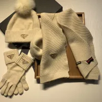 Cheap Prada Hat and Scarf and Glove Set #1413071 Replica Wholesale [$76.00 USD] [ITEM#1413071] on Replica Prada Hat and Scarf and Glove Set
