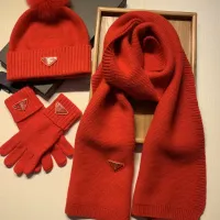 Cheap Prada Hat and Scarf and Glove Set #1413072 Replica Wholesale [$76.00 USD] [ITEM#1413072] on Replica Prada Hat and Scarf and Glove Set