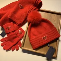Cheap Prada Hat and Scarf and Glove Set #1413072 Replica Wholesale [$76.00 USD] [ITEM#1413072] on Replica Prada Hat and Scarf and Glove Set
