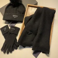 Cheap Prada Hat and Scarf and Glove Set #1413074 Replica Wholesale [$76.00 USD] [ITEM#1413074] on Replica Prada Hat and Scarf and Glove Set