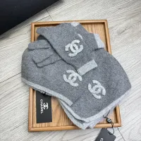 Cheap Chanel Hat and Scarf and Glove Set #1413093 Replica Wholesale [$72.00 USD] [ITEM#1413093] on Replica Chanel Hat and Scarf and Glove Set