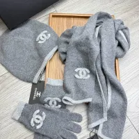 Cheap Chanel Hat and Scarf and Glove Set #1413093 Replica Wholesale [$72.00 USD] [ITEM#1413093] on Replica Chanel Hat and Scarf and Glove Set