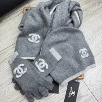 Cheap Chanel Hat and Scarf and Glove Set #1413093 Replica Wholesale [$72.00 USD] [ITEM#1413093] on Replica Chanel Hat and Scarf and Glove Set