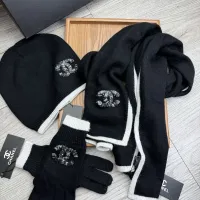 Cheap Chanel Hat and Scarf and Glove Set #1413095 Replica Wholesale [$72.00 USD] [ITEM#1413095] on Replica Chanel Hat and Scarf and Glove Set