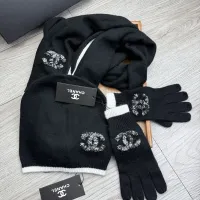 Cheap Chanel Hat and Scarf and Glove Set #1413095 Replica Wholesale [$72.00 USD] [ITEM#1413095] on Replica Chanel Hat and Scarf and Glove Set