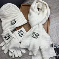 Cheap Chanel Hat and Scarf and Glove Set #1413097 Replica Wholesale [$72.00 USD] [ITEM#1413097] on Replica Chanel Hat and Scarf and Glove Set