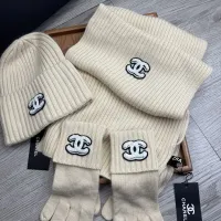 Cheap Chanel Hat and Scarf and Glove Set #1413098 Replica Wholesale [$72.00 USD] [ITEM#1413098] on Replica Chanel Hat and Scarf and Glove Set