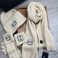 Cheap Chanel Hat and Scarf and Glove Set #1413098 Replica Wholesale [$72.00 USD] [ITEM#1413098] on Replica Chanel Hat and Scarf and Glove Set