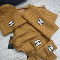 Cheap Chanel Hat and Scarf and Glove Set #1413100 Replica Wholesale [$72.00 USD] [ITEM#1413100] on Replica Chanel Hat and Scarf and Glove Set