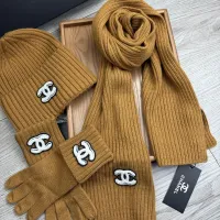 Cheap Chanel Hat and Scarf and Glove Set #1413100 Replica Wholesale [$72.00 USD] [ITEM#1413100] on Replica Chanel Hat and Scarf and Glove Set