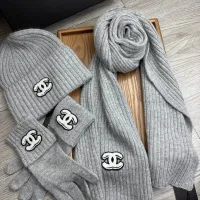 Cheap Chanel Hat and Scarf and Glove Set #1413101 Replica Wholesale [$72.00 USD] [ITEM#1413101] on Replica Chanel Hat and Scarf and Glove Set
