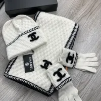 Cheap Chanel Hat and Scarf and Glove Set #1413105 Replica Wholesale [$72.00 USD] [ITEM#1413105] on Replica Chanel Hat and Scarf and Glove Set
