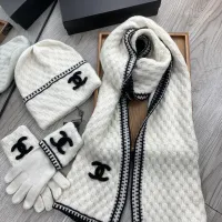 Cheap Chanel Hat and Scarf and Glove Set #1413105 Replica Wholesale [$72.00 USD] [ITEM#1413105] on Replica Chanel Hat and Scarf and Glove Set