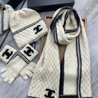 Cheap Chanel Hat and Scarf and Glove Set #1413106 Replica Wholesale [$72.00 USD] [ITEM#1413106] on Replica Chanel Hat and Scarf and Glove Set