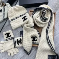 Cheap Chanel Hat and Scarf and Glove Set #1413106 Replica Wholesale [$72.00 USD] [ITEM#1413106] on Replica Chanel Hat and Scarf and Glove Set