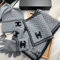 Cheap Chanel Hat and Scarf and Glove Set #1413107 Replica Wholesale [$72.00 USD] [ITEM#1413107] on Replica Chanel Hat and Scarf and Glove Set