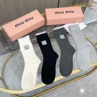 Cheap MIU MIU Socks #1413138 Replica Wholesale [$38.00 USD] [ITEM#1413138] on Replica MIU MIU Socks