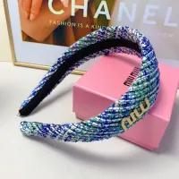 Cheap MIU MIU Headband For Women #1413243 Replica Wholesale [$25.00 USD] [ITEM#1413243] on Replica MIU MIU Headband