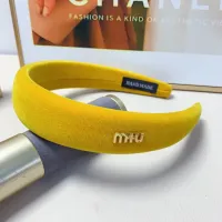 Cheap MIU MIU Headband For Women #1413269 Replica Wholesale [$25.00 USD] [ITEM#1413269] on Replica MIU MIU Headband