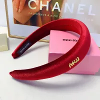 Cheap MIU MIU Headband For Women #1413270 Replica Wholesale [$25.00 USD] [ITEM#1413270] on Replica MIU MIU Headband