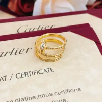 Cheap Cartier Rings In Gold For Women #1413372 Replica Wholesale [$27.00 USD] [ITEM#1413372] on Replica Cartier Rings