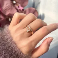 Cheap Cartier Rings In Rose Gold For Women #1413374 Replica Wholesale [$25.00 USD] [ITEM#1413374] on Replica Cartier Rings