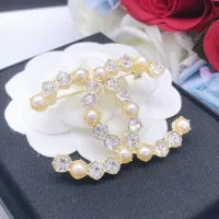 Cheap Chanel Brooches For Women #1413377 Replica Wholesale [$25.00 USD] [ITEM#1413377] on Replica Chanel Brooches