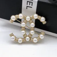 Cheap Chanel Brooches For Women #1413379 Replica Wholesale [$27.00 USD] [ITEM#1413379] on Replica Chanel Brooches