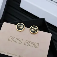 Cheap MIU MIU Earrings For Women #1413468 Replica Wholesale [$27.00 USD] [ITEM#1413468] on Replica MIU MIU Earrings