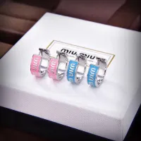 Cheap MIU MIU Earrings For Women #1413544 Replica Wholesale [$25.00 USD] [ITEM#1413544] on Replica MIU MIU Earrings