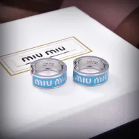 Cheap MIU MIU Earrings For Women #1413545 Replica Wholesale [$25.00 USD] [ITEM#1413545] on Replica MIU MIU Earrings