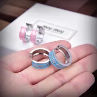 Cheap MIU MIU Earrings For Women #1413545 Replica Wholesale [$25.00 USD] [ITEM#1413545] on Replica MIU MIU Earrings