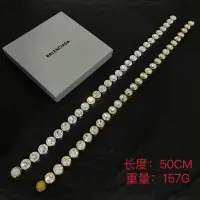 Cheap Balenciaga Necklaces #1413586 Replica Wholesale [$82.00 USD] [ITEM#1413586] on Replica Balenciaga Necklaces