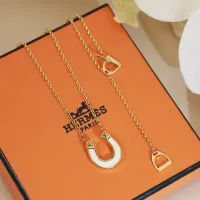 Cheap Hermes Necklaces #1413626 Replica Wholesale [$29.00 USD] [ITEM#1413626] on Replica Hermes Necklaces
