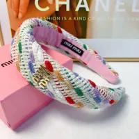 Cheap MIU MIU Headband For Women #1413724 Replica Wholesale [$25.00 USD] [ITEM#1413724] on Replica MIU MIU Headband