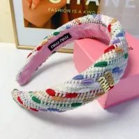 Cheap MIU MIU Headband For Women #1413724 Replica Wholesale [$25.00 USD] [ITEM#1413724] on Replica MIU MIU Headband