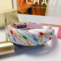 Cheap MIU MIU Headband For Women #1413724 Replica Wholesale [$25.00 USD] [ITEM#1413724] on Replica MIU MIU Headband