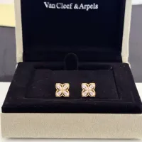 Cheap Van Cleef &amp; Arpels Earrings For Women #1413958 Replica Wholesale [$36.00 USD] [ITEM#1413958] on Replica Van Cleef &amp; Arpels Earrings