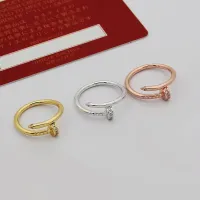 Cheap Cartier Rings In Rose Gold For Unisex #1414052 Replica Wholesale [$25.00 USD] [ITEM#1414052] on Replica Cartier Rings