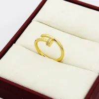 Cheap Cartier Rings In Gold For Unisex #1414055 Replica Wholesale [$25.00 USD] [ITEM#1414055] on Replica Cartier Rings