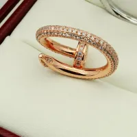 Cheap Cartier Rings In Rose Gold #1414057 Replica Wholesale [$27.00 USD] [ITEM#1414057] on Replica Cartier Rings