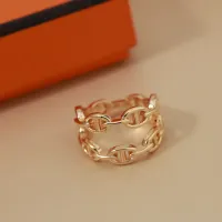 Cheap Hermes Rings In Rose Gold #1414068 Replica Wholesale [$29.00 USD] [ITEM#1414068] on Replica Hermes Rings