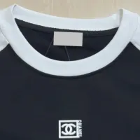 Cheap Chanel T-Shirts Short Sleeved For Unisex #1414097 Replica Wholesale [$39.00 USD] [ITEM#1414097] on Replica Chanel T-Shirts
