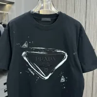 Cheap Prada T-Shirts Short Sleeved For Unisex #1414165 Replica Wholesale [$40.00 USD] [ITEM#1414165] on Replica Prada T-Shirts