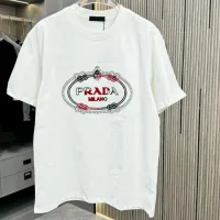 Cheap Prada T-Shirts Short Sleeved For Unisex #1414167 Replica Wholesale [$40.00 USD] [ITEM#1414167] on Replica Prada T-Shirts