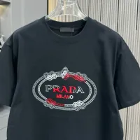 Cheap Prada T-Shirts Short Sleeved For Unisex #1414168 Replica Wholesale [$40.00 USD] [ITEM#1414168] on Replica Prada T-Shirts