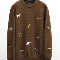 Cheap Louis Vuitton LV Sweaters Long Sleeved For Unisex #1414253 Replica Wholesale [$82.00 USD] [ITEM#1414253] on Replica Louis Vuitton LV Sweaters
